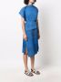 Kenzo Asymmetrische jurk Blauw - Thumbnail 2