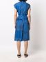 Kenzo Asymmetrische jurk Blauw - Thumbnail 3