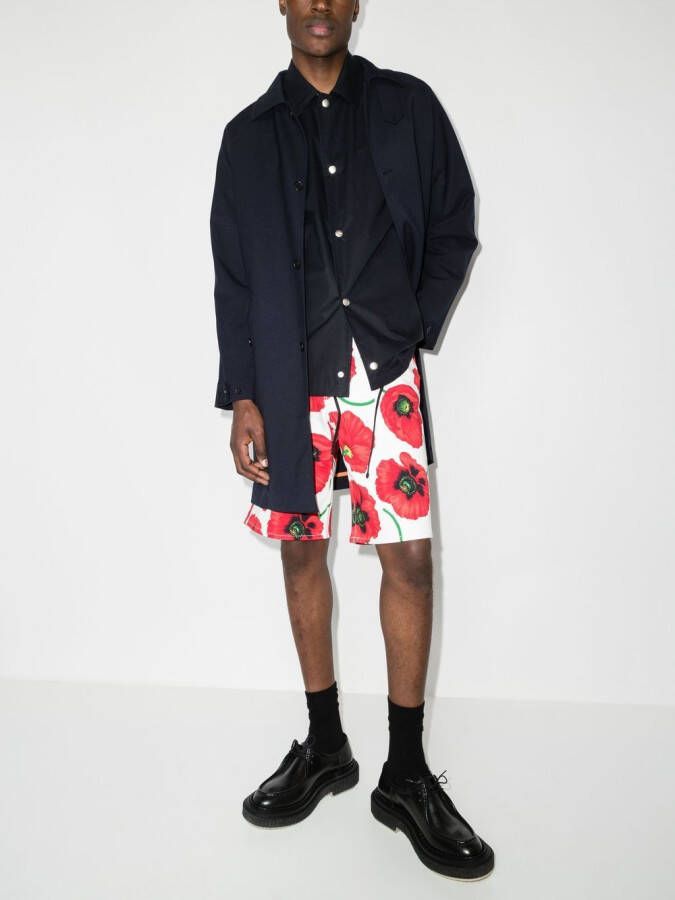 Kenzo Bermuda shorts met print Wit