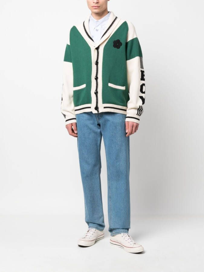 Kenzo Tweekleurig vest Groen