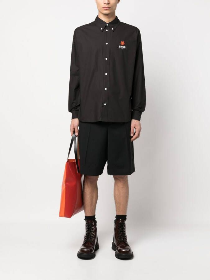Kenzo Button-down overhemd Zwart