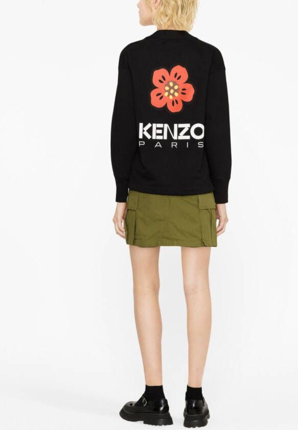 Kenzo Vest met bloemenprint Zwart