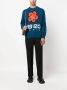 Kenzo Boke Flower intarsia trui Blauw - Thumbnail 2