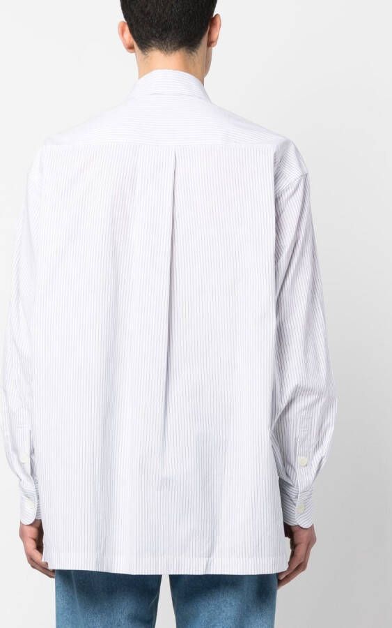 Kenzo Overhemd met krijtstreep Wit