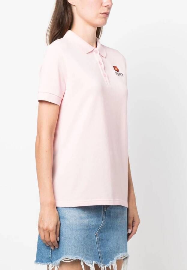 Kenzo Poloshirt met bloemenprint Roze