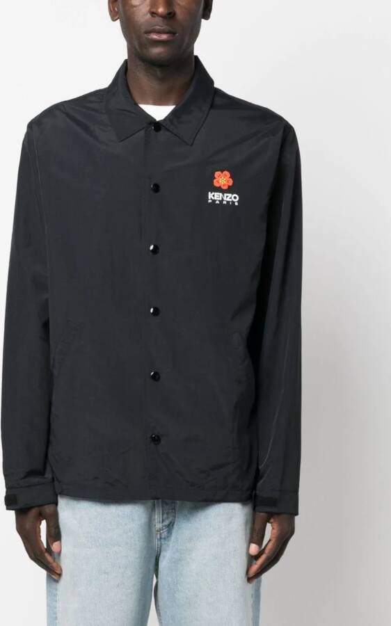 Kenzo Bomberjack met hoge hals Zwart