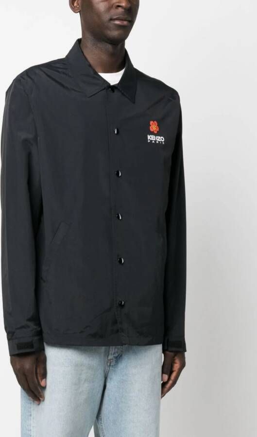 Kenzo Bomberjack met hoge hals Zwart