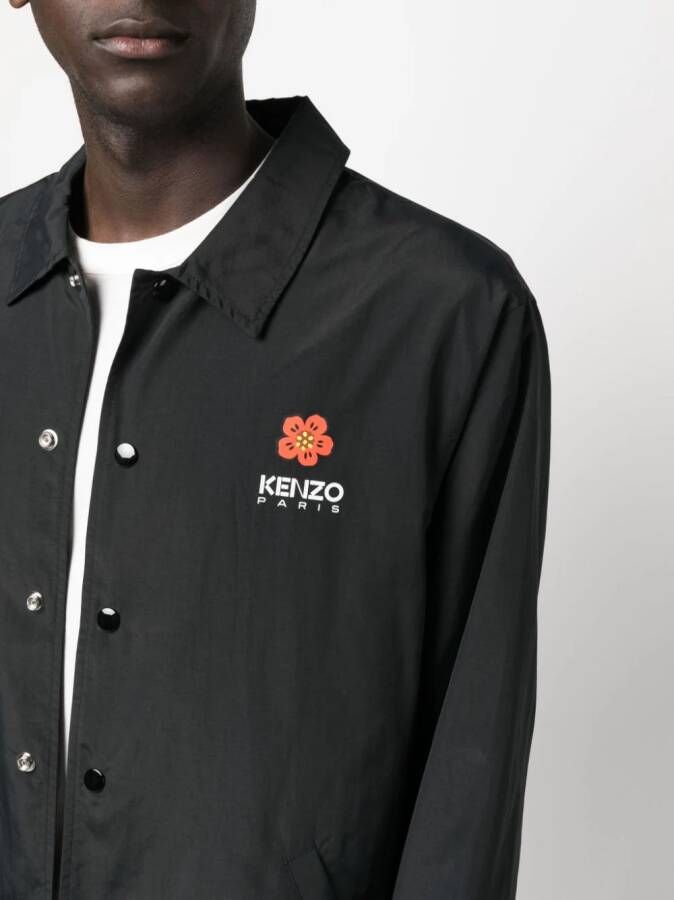 Kenzo Bomberjack met hoge hals Zwart