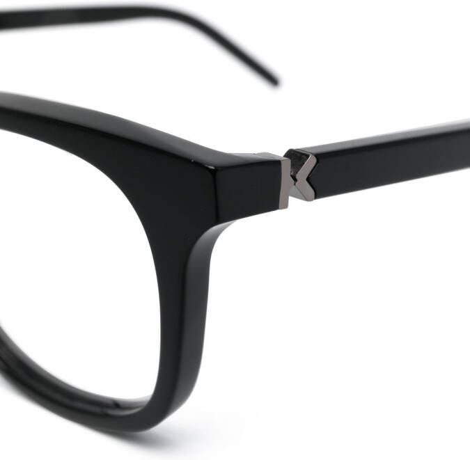 Kenzo Bril met rond montuur Zwart