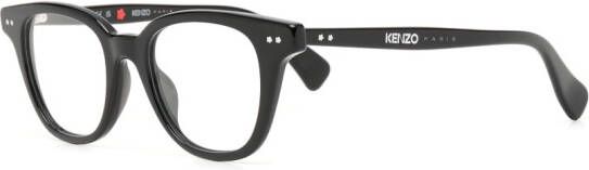Kenzo Bril met rond montuur Zwart