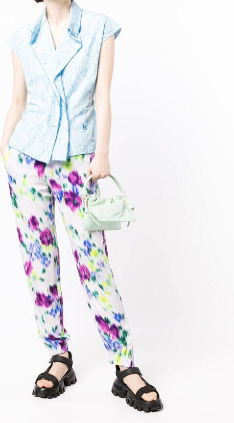 Kenzo Broek met toelopende pijpen Veelkleurig
