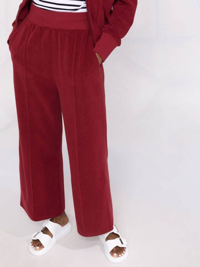 Kenzo Broek met wijde pijpen Rood