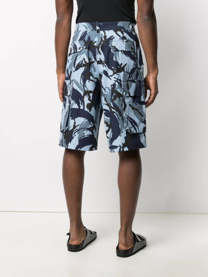 Kenzo Cargo shorts Blauw