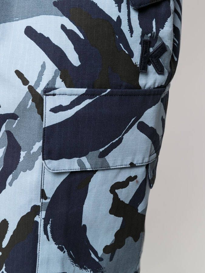 Kenzo Cargo shorts Blauw