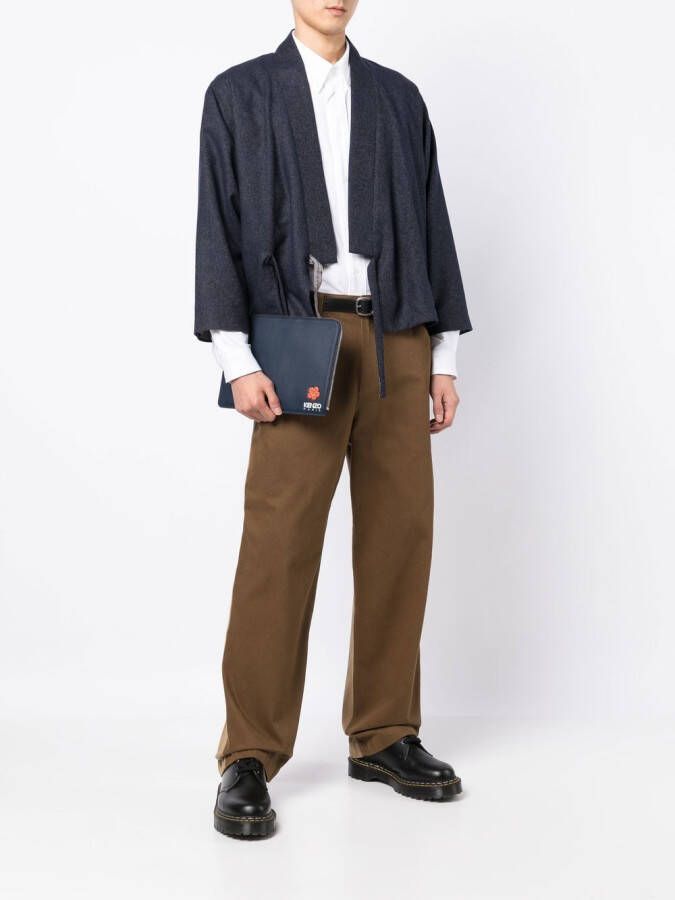 Kenzo Toilettas met logoprint Blauw