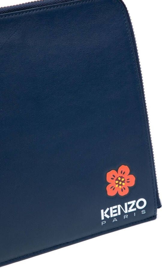 Kenzo Toilettas met logoprint Blauw
