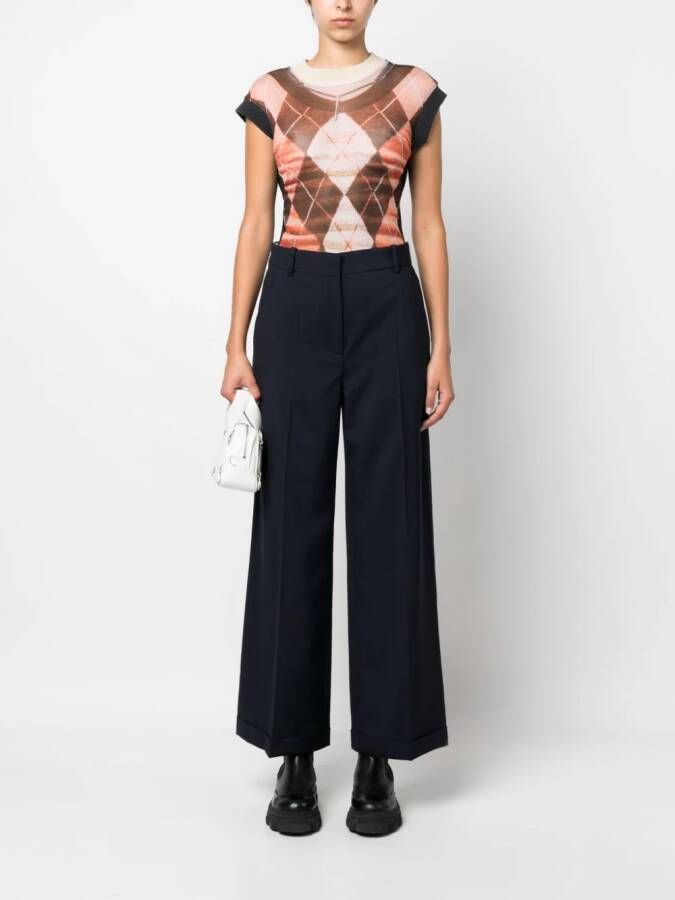Kenzo Cropped broek Blauw
