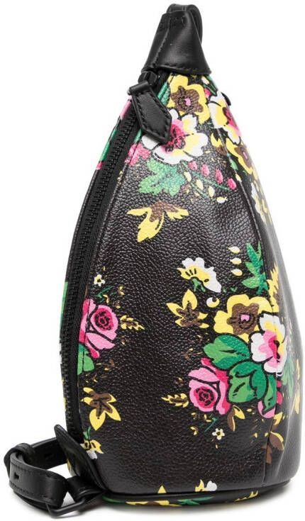 Kenzo Crossbodytas met bloemenprint Zwart