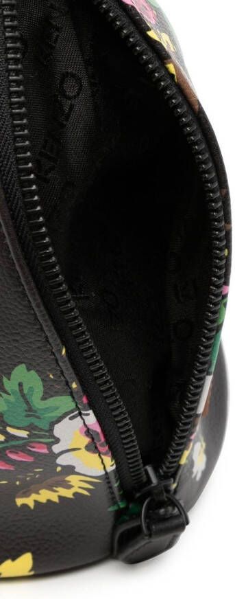 Kenzo Crossbodytas met bloemenprint Zwart