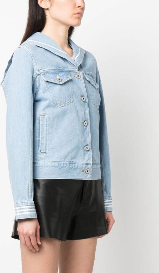 Kenzo Denim jack Blauw