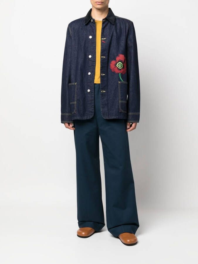 Kenzo Denim jack Blauw