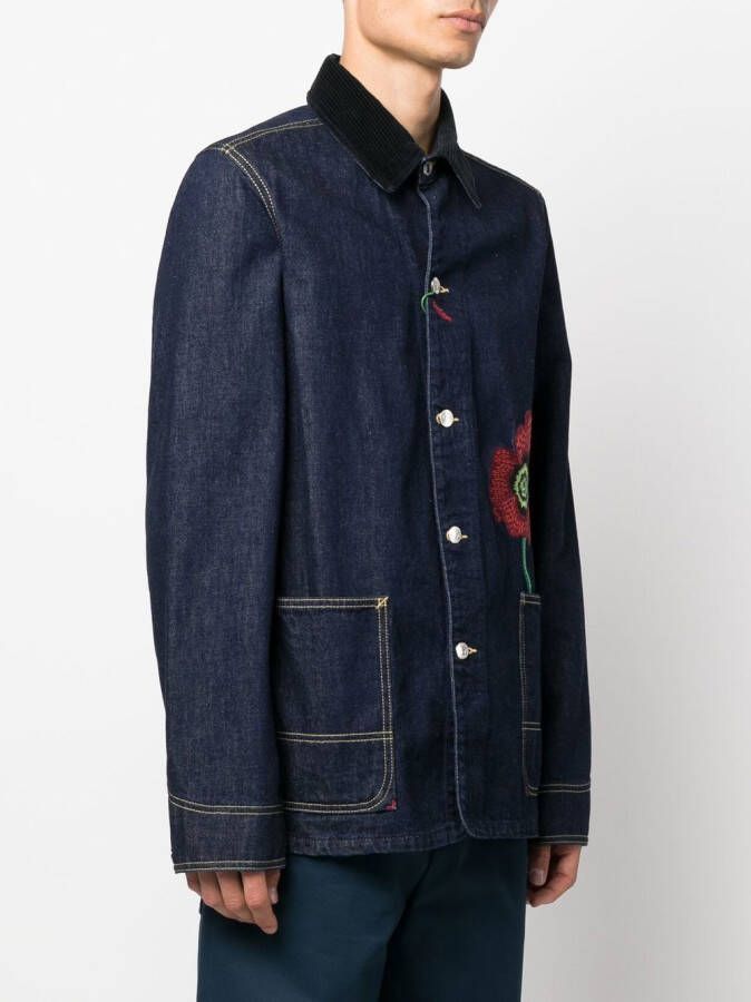 Kenzo Denim jack Blauw