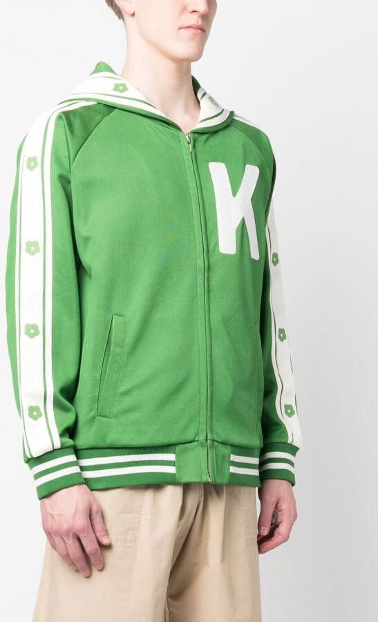 Kenzo Universiteitsjack met olifantprint Groen