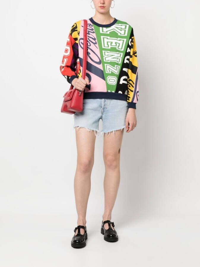 Kenzo Katoenen sweater Blauw