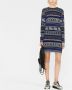 Kenzo Gebreide midi-jurk Blauw - Thumbnail 2