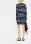Kenzo Gebreide midi-jurk Blauw - Thumbnail 3