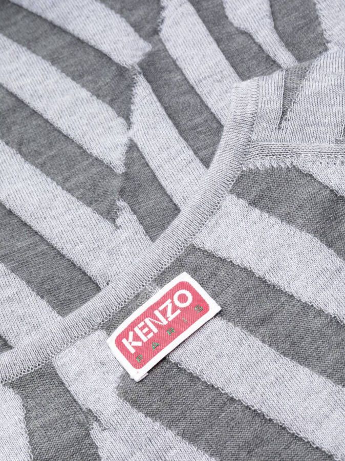 Kenzo Geometrische mini-jurk Grijs