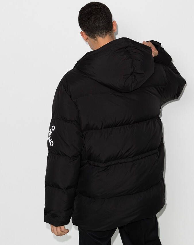 Kenzo Gewatteerd jack Zwart