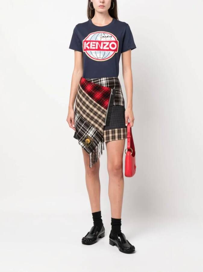 Kenzo T-shirt met print Blauw