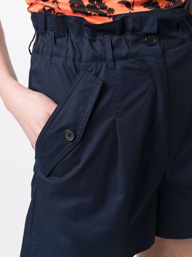 Kenzo High waist shorts Blauw
