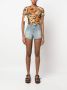 Kenzo High waist shorts Blauw - Thumbnail 2