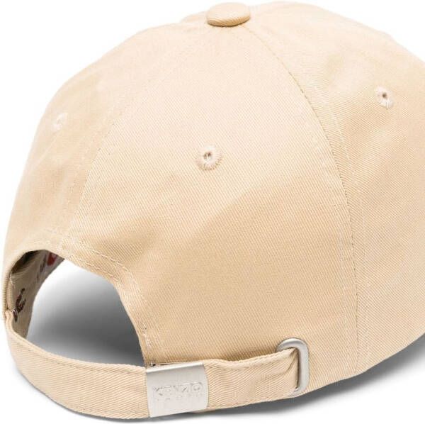 Kenzo Honkbalpet met geborduurd logo Beige