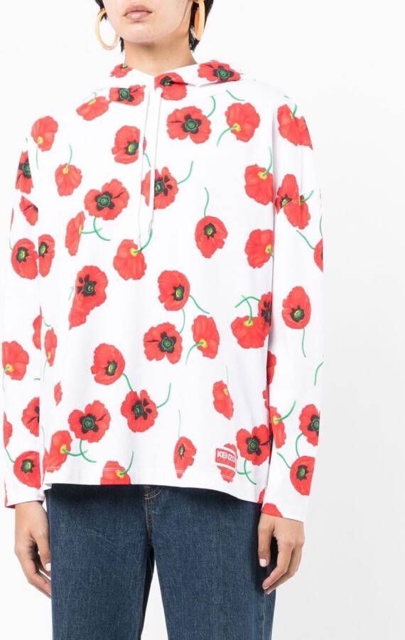Kenzo Hoodie met lange mouwen Wit