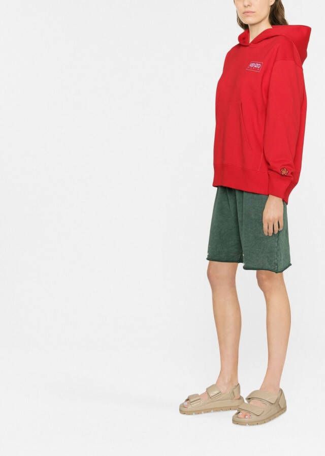 Kenzo Hoodie met logoprint Rood