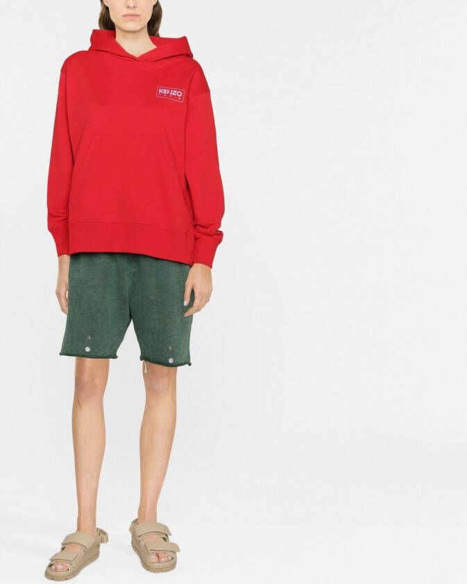 Kenzo Hoodie met logoprint Rood