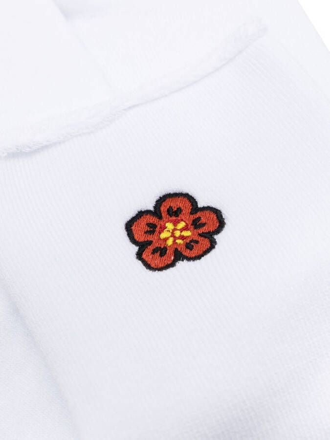 Kenzo Sokken met intarsia logo Wit