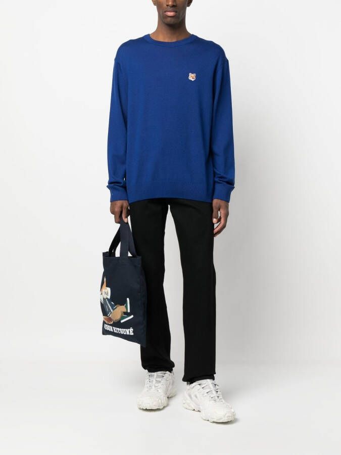 Kenzo Jeans met logopatch Zwart