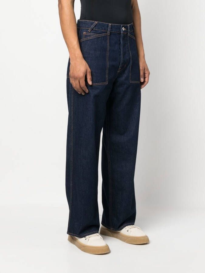Kenzo Jeans met wijde pijpen Blauw