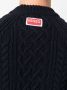 Kenzo Kabelgebreide trui Blauw - Thumbnail 5