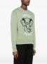 Kenzo Katoenen sweater met print Groen - Thumbnail 2