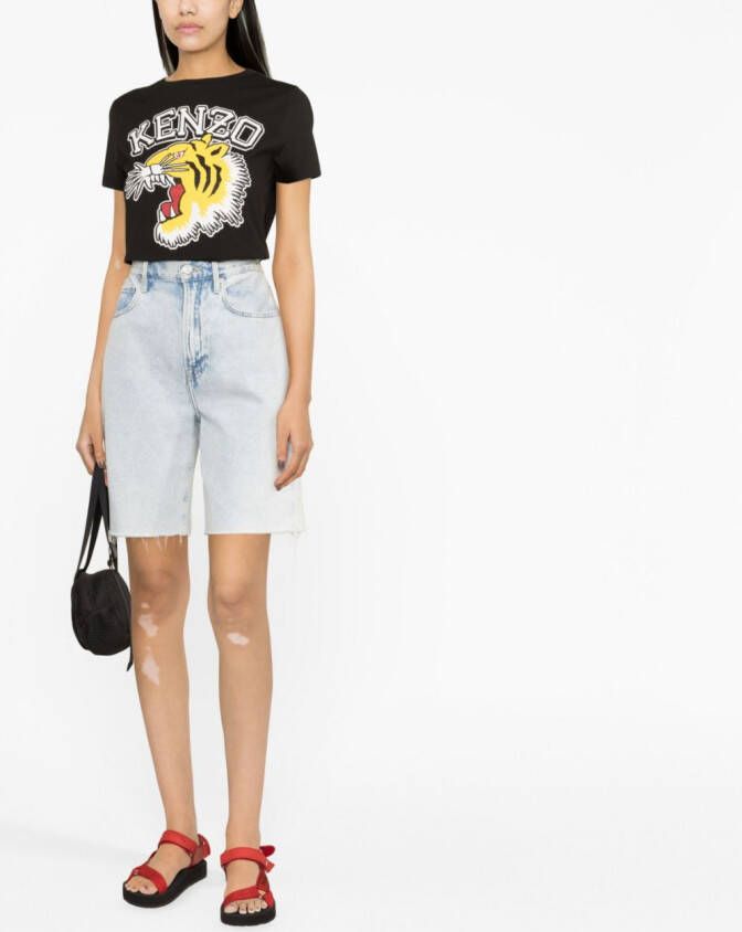 Kenzo Katoenen T-shirt Zwart