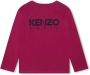 Kenzo Kids T-shirt met ronde hals Paars - Thumbnail 2