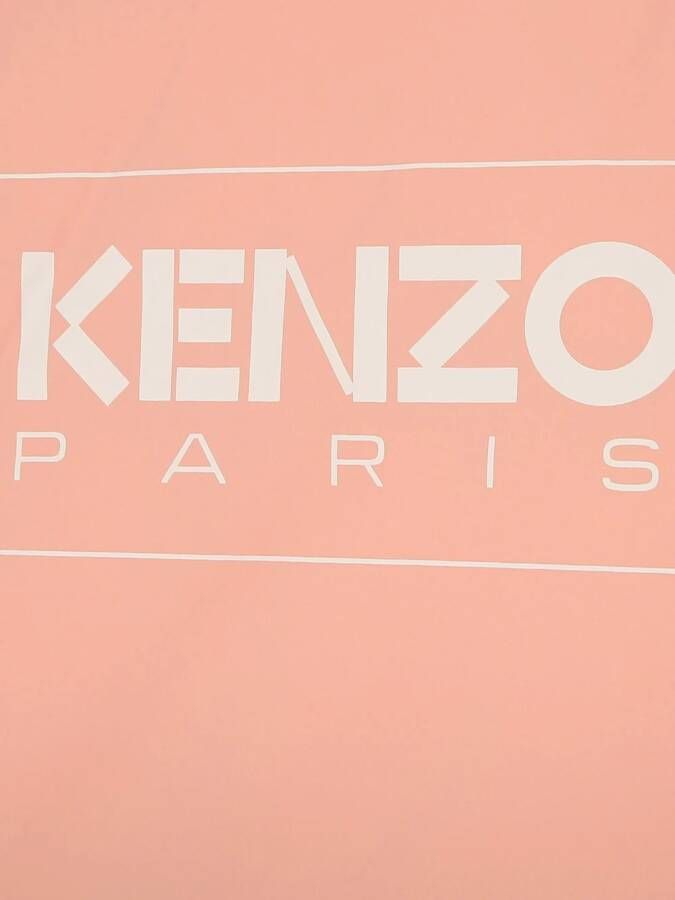 Kenzo Kids Donsjack met logoprint Roze