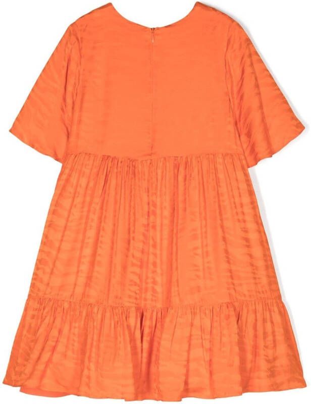 Kenzo Kids Gelaagde jurk Oranje
