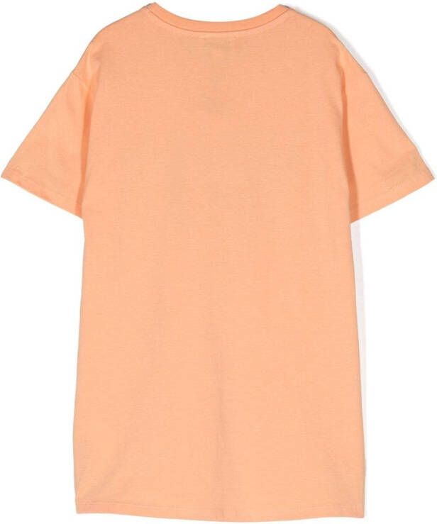 Kenzo Kids T-shirtjurk met print Oranje