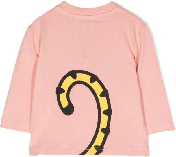 Kenzo Kids Sweater met print Roze